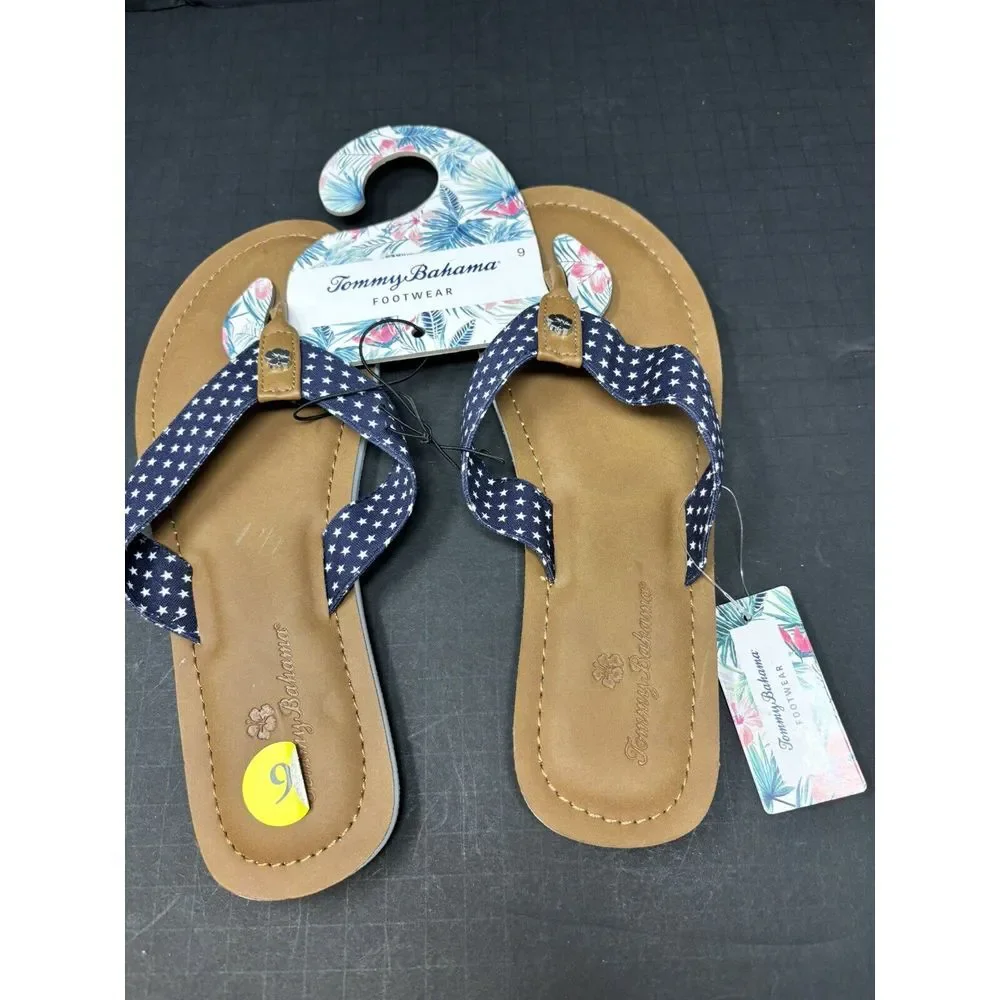 New Tommy Bahama‎ Speedwell Sandals Flip Flops women size 9